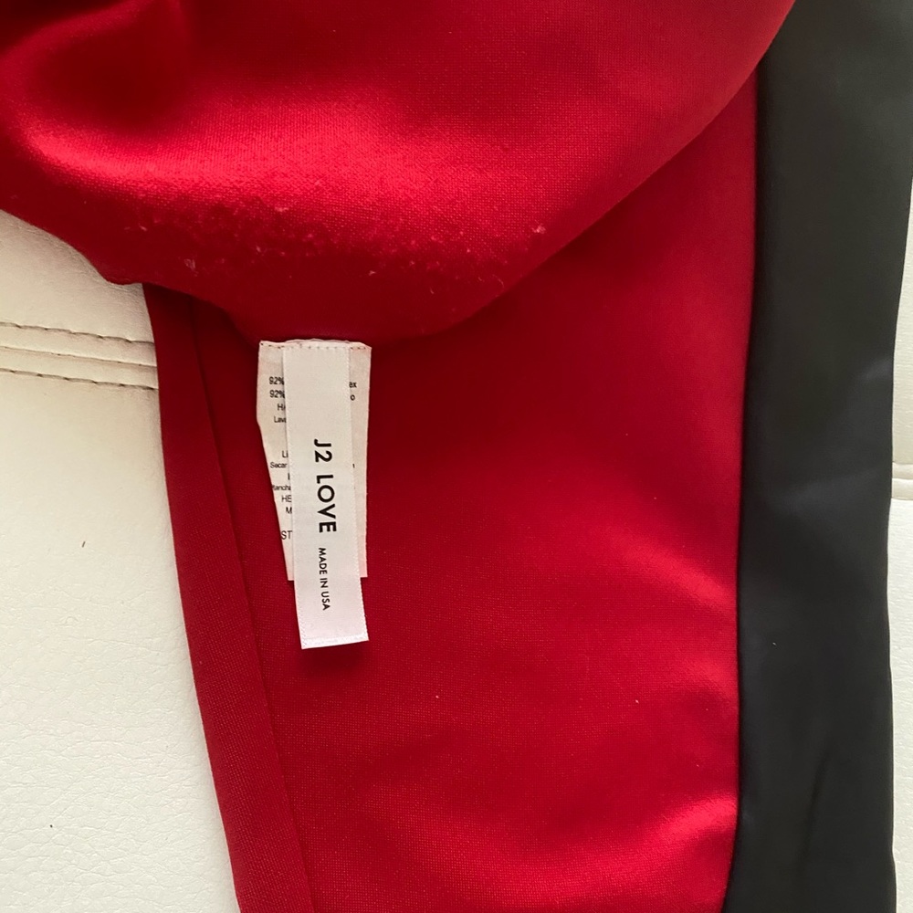 Red and Black Tight pants
